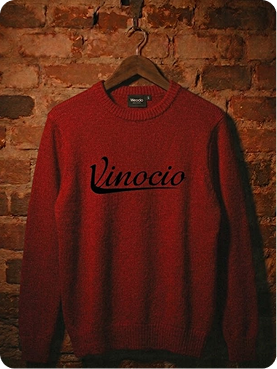 sueter rojo Vintage Knit